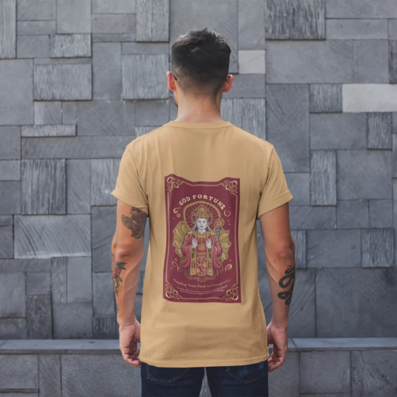 God Fortune Graphic Printed T-Shirt