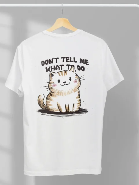 Defiant Whiskers Graphic Printed T-Shirt