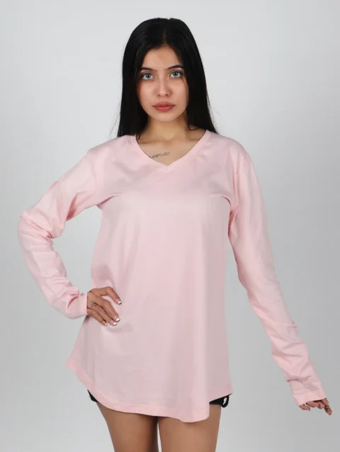 Pink Full Sleeve T-Shirt