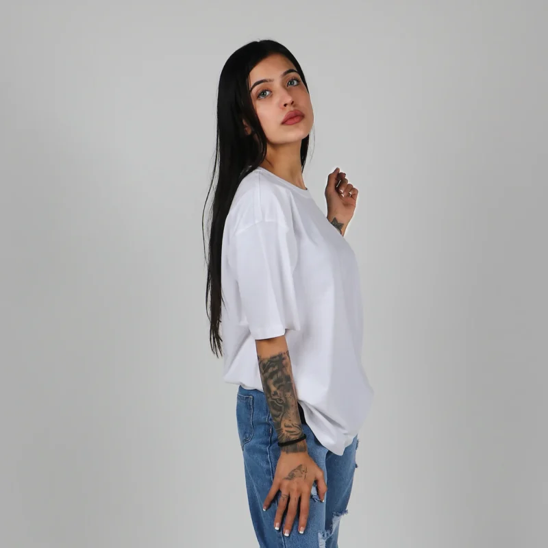 White Oversized Tees for women