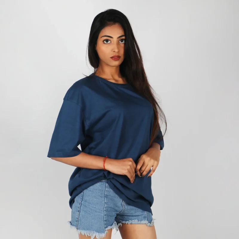 Blue Oversized Tees