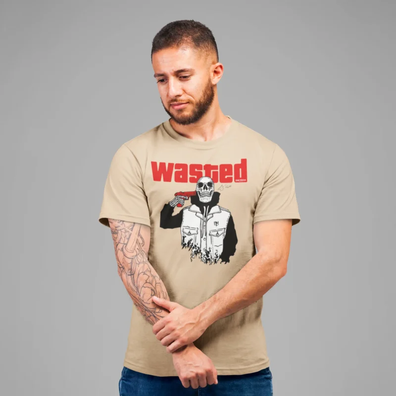 Wasted Graphic Printed T-Shirt