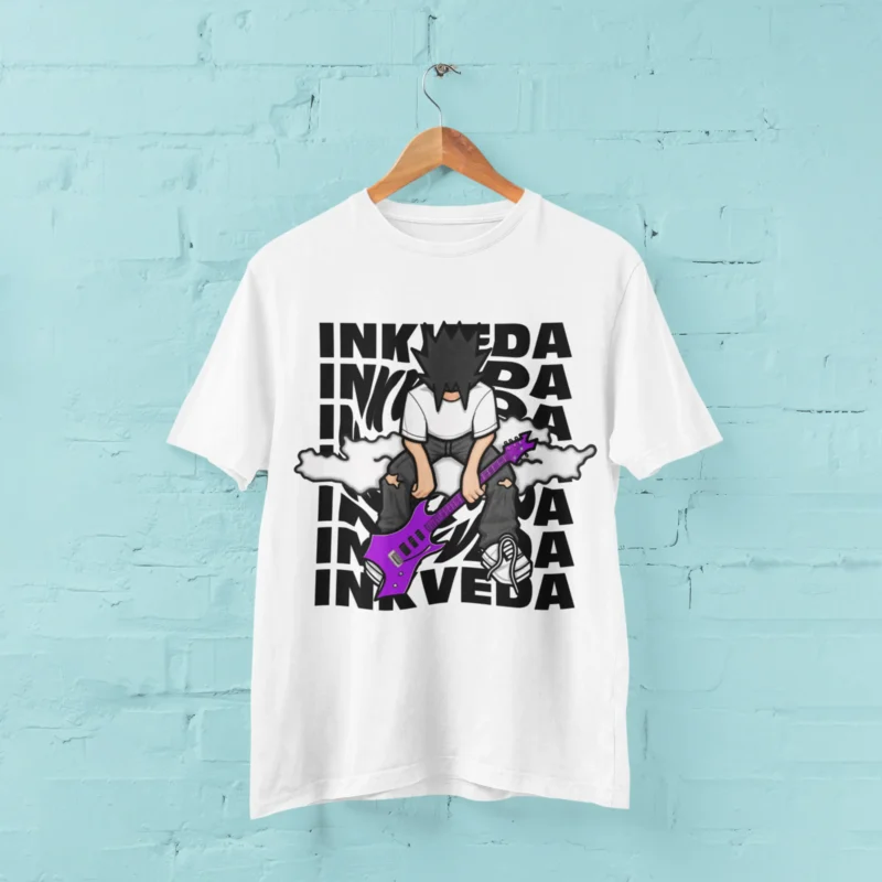 Ink Veda Street Wear Graphic Printed Oversized T-Shirt