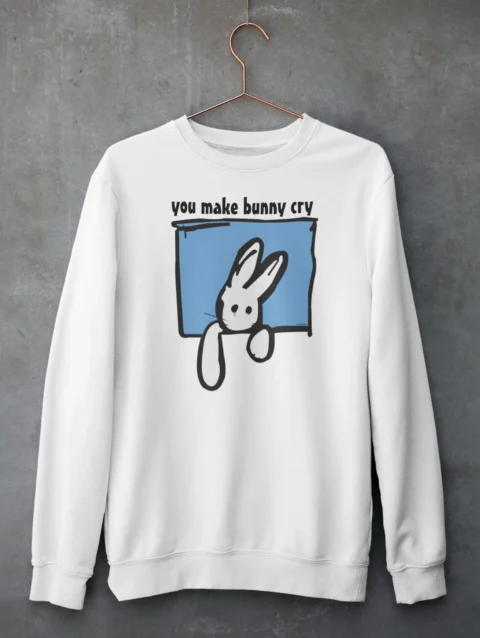 Bunny Graphic Printed Sweatshirt