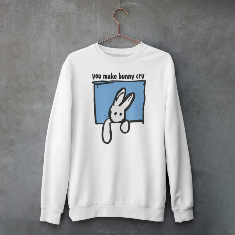 Bunny Graphic Printed Sweatshirt