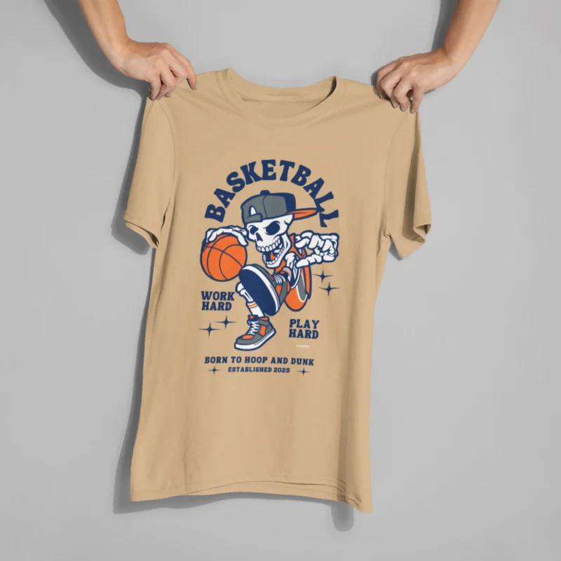 Basketball Graphic Printed T-Shirt