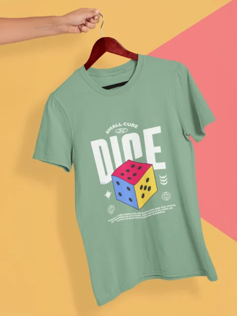 Dice Graphic Printed T-Shirt