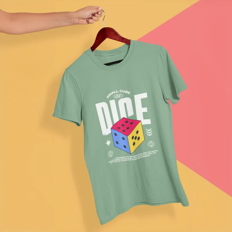 Dice Graphic Printed T-Shirt