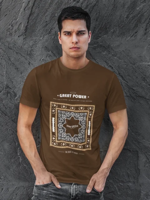 Great Power Graphic Printed T-shirt