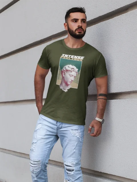 Intense Feeling Graphic Printed T-shirt