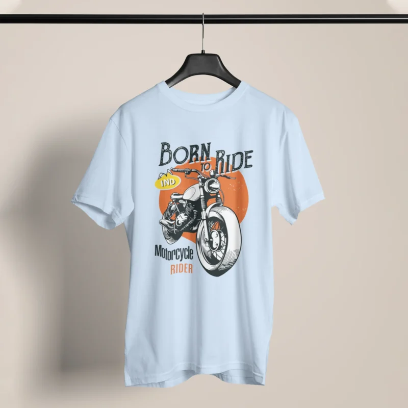 Born To Ride Graphic Printed T-Shirt