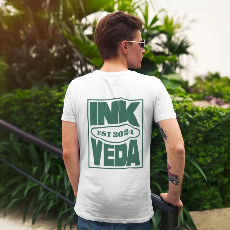 Ink Veda Emblem Graphic Printed T-Shirt
