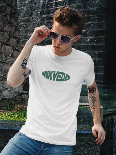 Ink Veda Emblem Graphic Printed T-Shirt