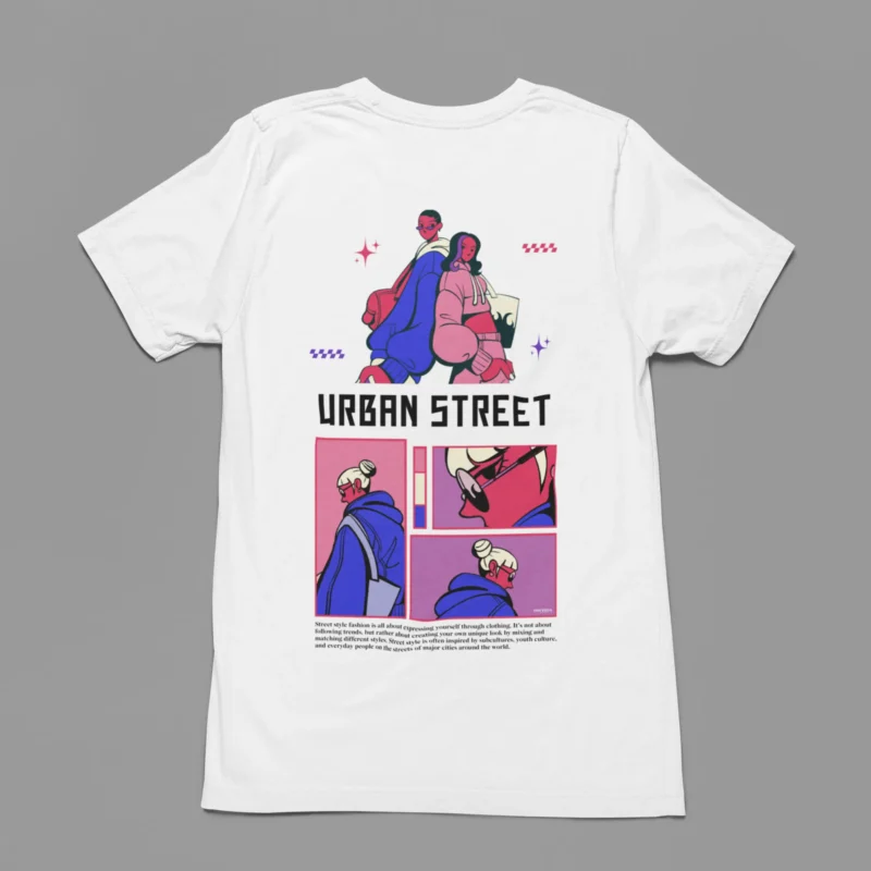 Urban Street Style Graphic Printed T-Shirt