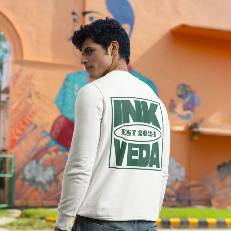 Ink Veda Emblem Graphic Printed Sweatshirt